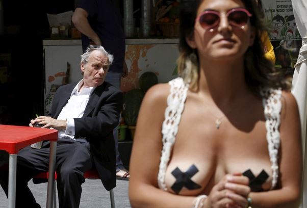 SlutWalk γuμνόστηθη διαμαρτυρία στην Ιερουσαλήμ κατά της σeξουαλικής βίας!! (Pics)