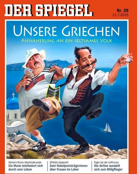 «Οι Έλληνες μας» και υπότιτλο «προσέγγιση ενός περίεργου λαού» (Photo)   Der Spiegel