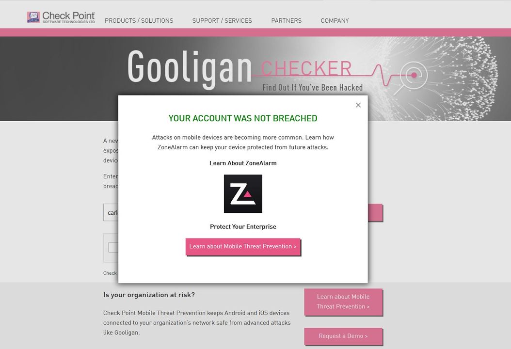 gooligan-checker